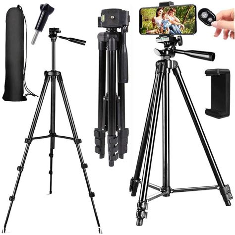 Tripod Tripod with Bluetooth Remote Control Universal Camera Stand 1/4 ...