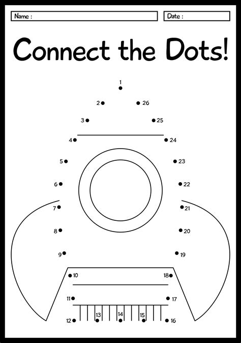 Connect The Dots Printable