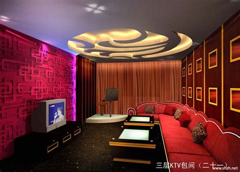 KTV包间效果图设计图__3D作品_3D设计_设计图库_昵图网nipic.com