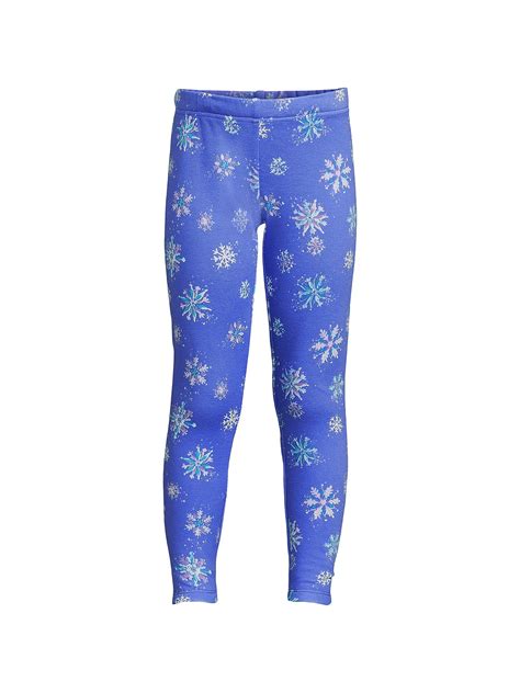 Lands' End Girls Fleece Lined Leggings - Walmart.com