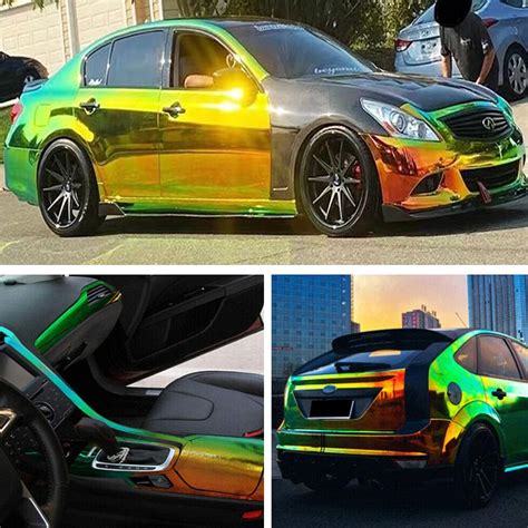 Black Chrome Car Wrap