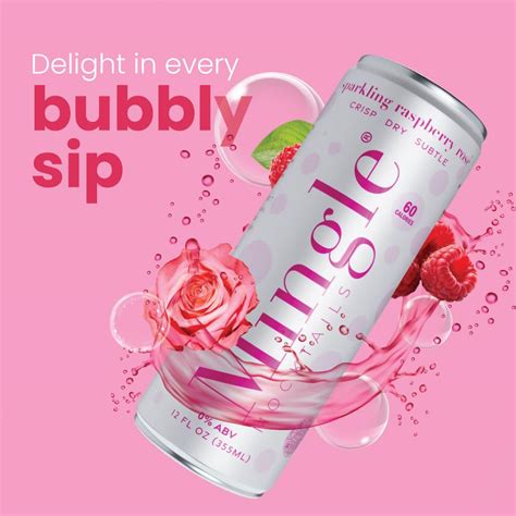 Mingle Sparkling Mocktails Mingle Mocktails Sparkling Raspberry Rose ...