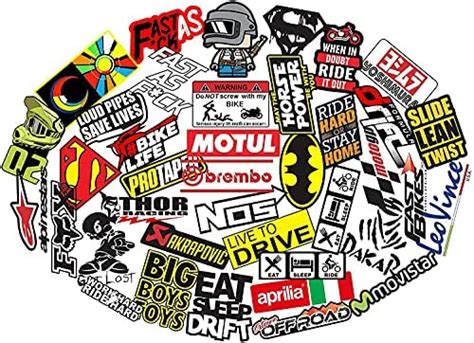 GRAPHIX DESIGN Decals Sticker 30 Pack Random Sticker for Skateboard ...