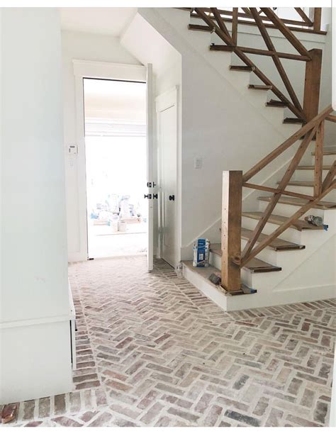 What I'm Planning For the Brick Floor in My Foyer | Home remodeling ...