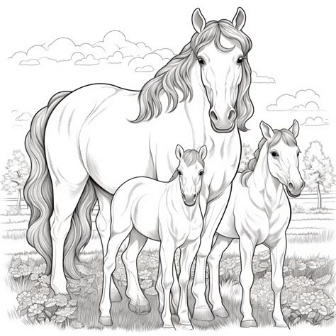 Horse Coloring Pages