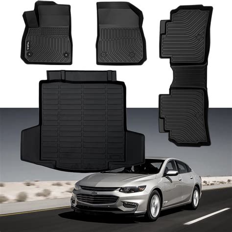 Car Floor Mats & Cargo Liner Set for Chevrolet Malibu 2016-2023 All ...
