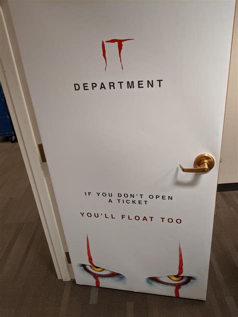 Halloween Office Door Decorations