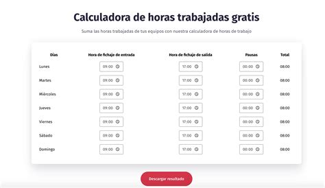 Las 6 mejores calculadoras de horas de trabajo y minutos