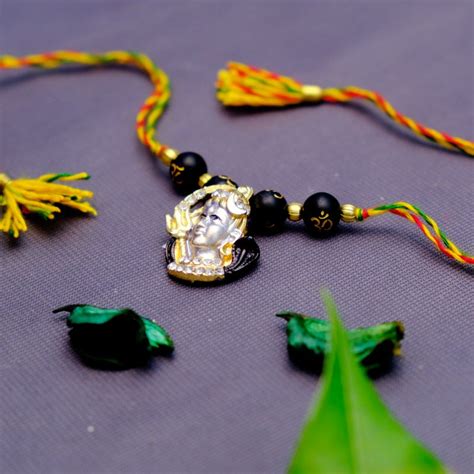 Send Lord Shiva Rakhi with Motichoor Laddu Online