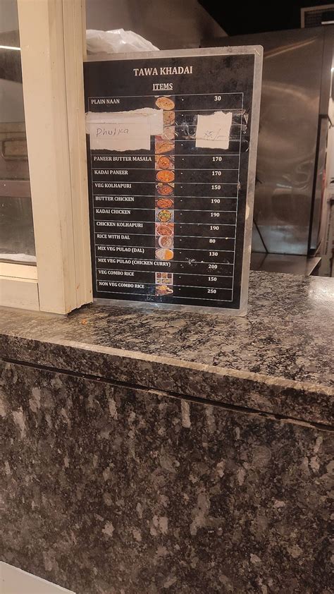 Menu at Wok Of Flame, Hyderabad