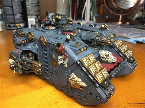 Warhammer 40k, Space Wolf, Land Raider Redeemer - Imgur | Warhammer 40k ...