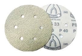 Klingspor Velcro discs PS33BK 6holes 10mm on hole circle - Pack of 100