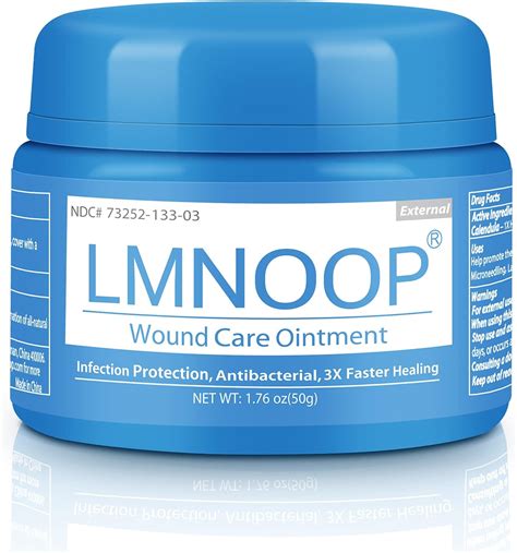 Buy LMNOOP Wound Care Ointment: Pain Relief, Anti-Infection, Anti-inflammatory Cream for Chronic ...