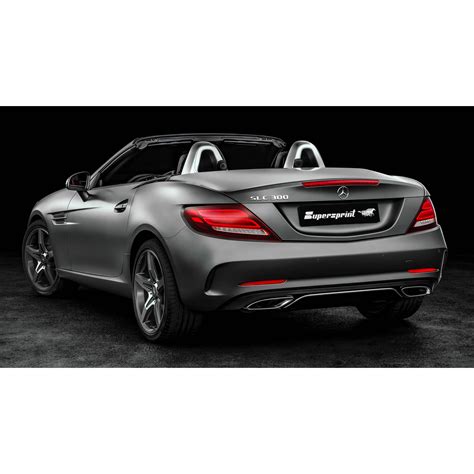 MERCEDES R172 SLC 300 (245 Hp) 2016 -> 2020 sports exhaust, buy an exhaust system for MERCEDES ...