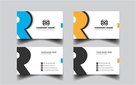 Modern Business Card Design 的图像结果