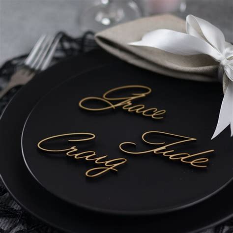 Buy MDF Laser Cut Names Wedding Place Names Table Decoration Online in ...