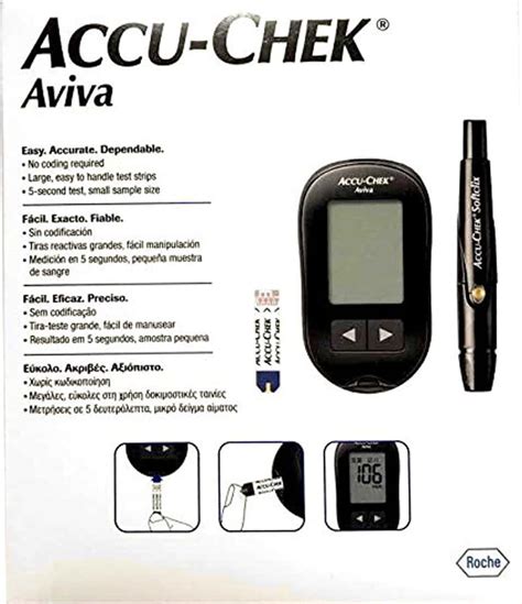 Buy ACCU-CHEK AVIVA GLUCOMETER 1 KIT + 10 STRIPS Online & Get Upto 60% ...