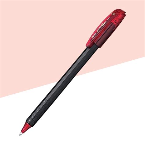 Pentel Ener Gel BK417 0.7 mm Gel Pen – Red (Pack of 1) – Topperskit LLP
