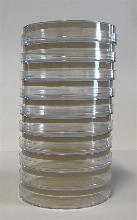 Nutrient Agar Plates 10pcs Plastic Petri Dishes With Lids Scientific ...