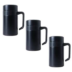 Kuber industries Stainless Steel Vacuum Insulated Mug with Lid 400 ML ...