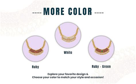 Sasitrends American Diamond Micro Gold Plated Pendant Chain Necklace ...