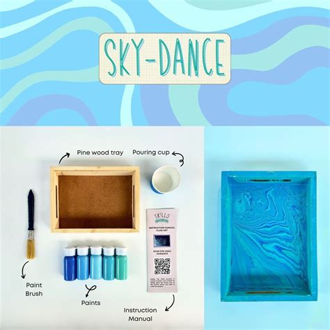 Return Gift - DIY Fluid Art Tray Kit (Min. quantity - 5 kits)