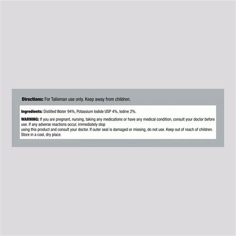 Lugol's Iodine (2%) Solution, 4 fl oz (118 mL) Dropper Bottle - Nature ...