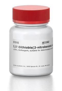 5,5 -Dithiobis(2-nitrobenzoic acid) ≥98 , BioReagent, suitable for ...