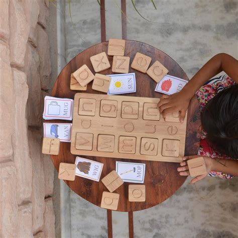 CVC - Consonant Vowel Consonant – Board, Words Builder, Early Reading