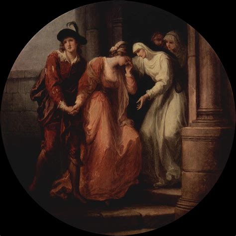 Parting of Abelard and Heloise - Angelica Kauffman | FeelTheArt