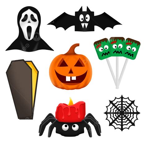 Halloween Sticker Set, Halloween, Halloween Stickers, Sticker PNG ...
