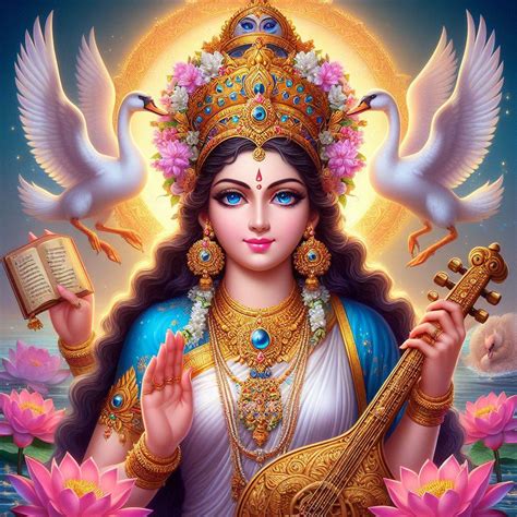 Goddess Sarasvati 5K HD Wallpapers Photos Pictures & Images