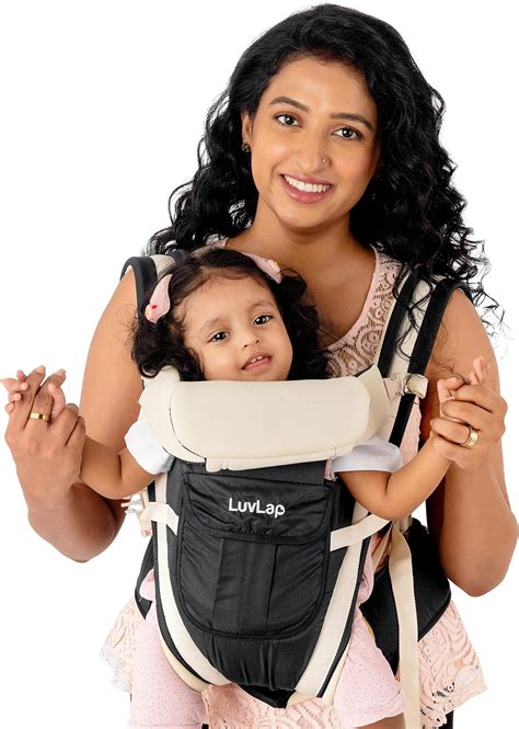 LuvLap Elegant Baby Carrier with 4 carry positions, lightweight ...
