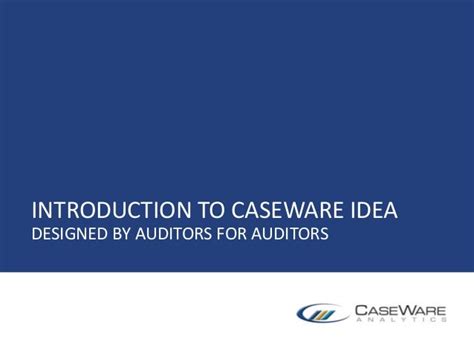Image result for Caseware Tutorial