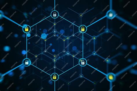 Premium Photo | An abstract digital network design with a dark blue ...