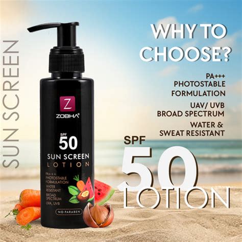 Sunscreen SPF 50 PA+++: Broad-Spectrum Protection & Moisturizer – Zobha