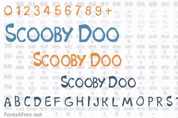 Scooby Doo Font Download - Fonts4Free