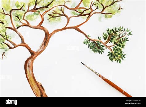 Image result for How to Paint a Tree Tutorial