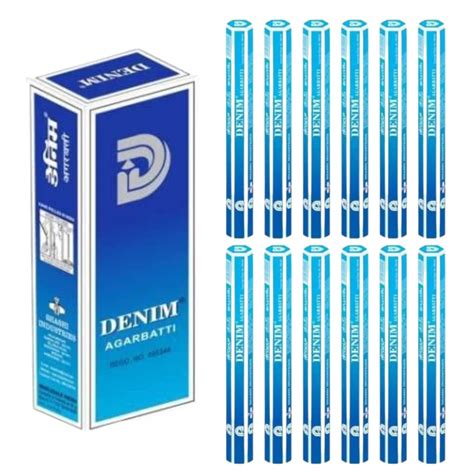 Denim Hexa Incense Stick/Agarbatti Luxury Fragrance Pack for Puja, Home ...