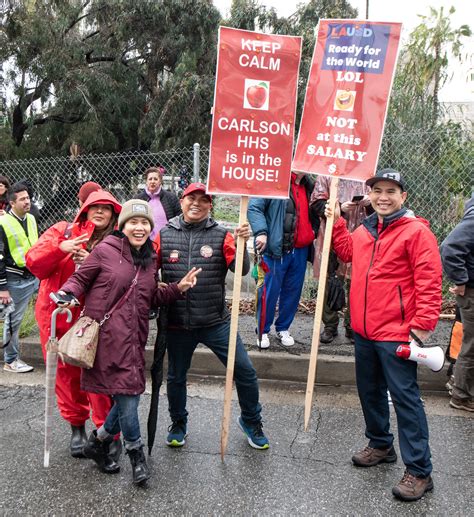 Los Angeles Unified School District Education Workers Strike for ...