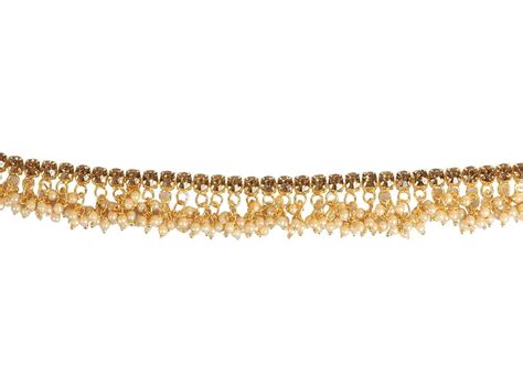 Womensky Stylish Antique Traditional Pearls Stone Fancy Gold Plated ...