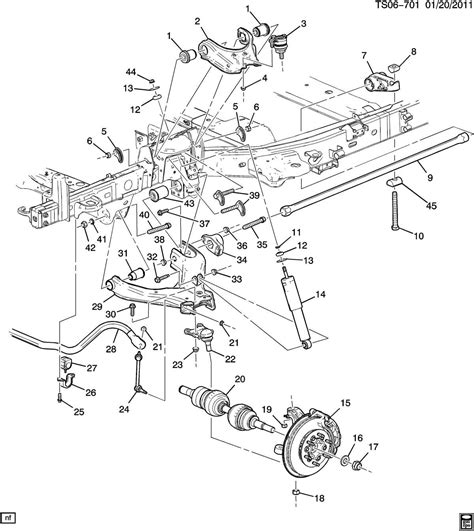 Exploring the Front End Parts Diagram of a 2004 Chevy Silverado
