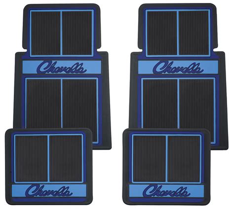 RESTOPARTS - "Chevelle" Logo Rubber Floor Mats @ OPGI.com