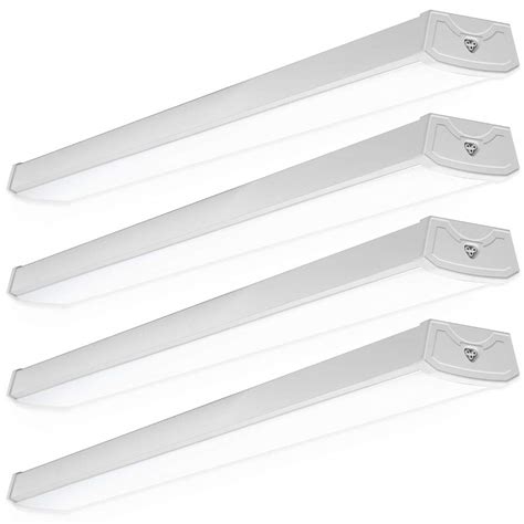 Sunco Led Garage Ceiling Lights Wraparound Fixture 4ft Linkable Shop ...