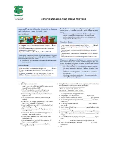 Conditional Sentence Examples 的图像结果