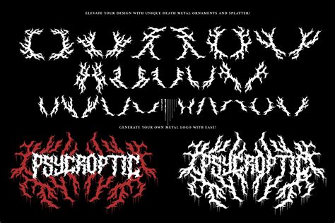 Black Metal Font Creator