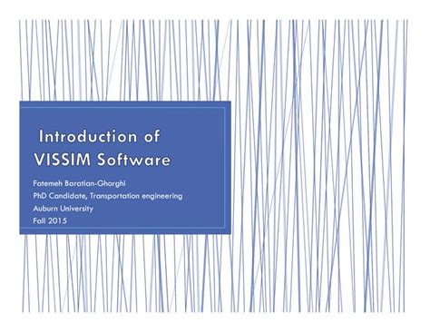 Image result for Vissim Tutorial