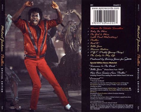 Thriller (Special Edition) Music - Michael Jackson (CD) - from Sort It Apps