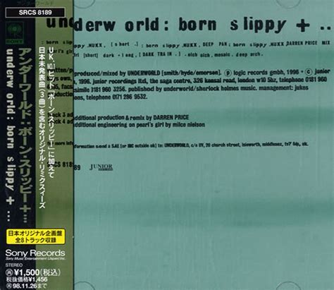 Underworld Born Slippy Japanese Promo CD single — RareVinyl.com
