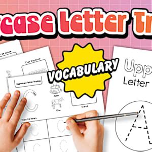 Uppercase Letter Tracing Activity Pack I Handwriting